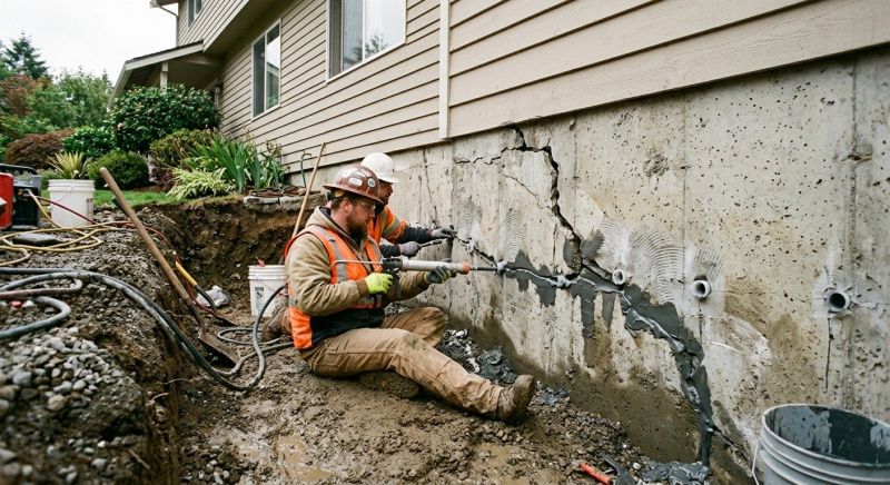 Basement Foundation Repair in Bethel Park, PA