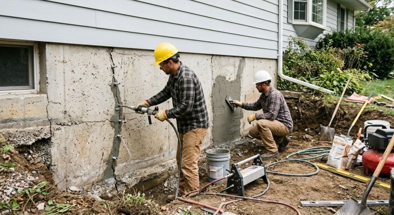 Basement Foundation Repair in Butler County, PA