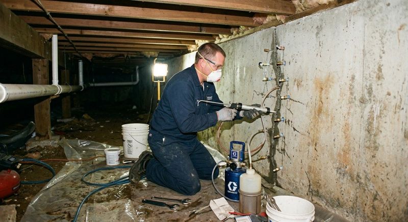 Basement Foundation Repair in Evans City, PA