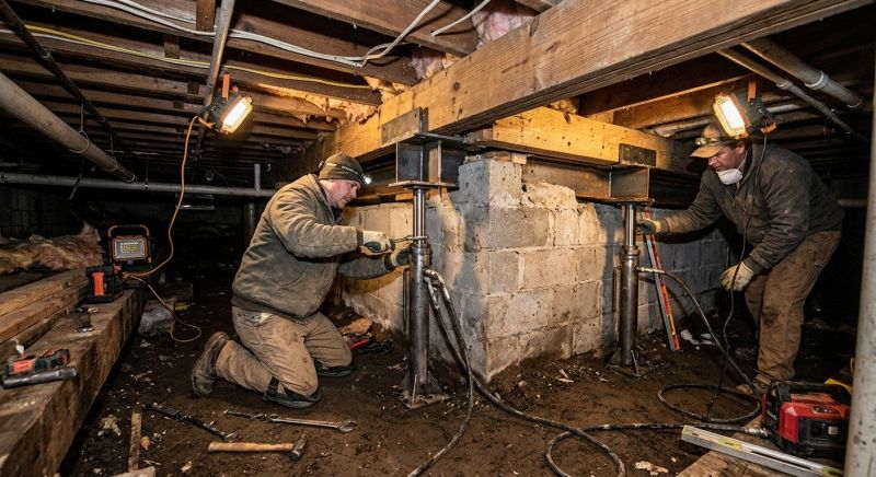 Basement Foundation Repair in New Kensington, PA