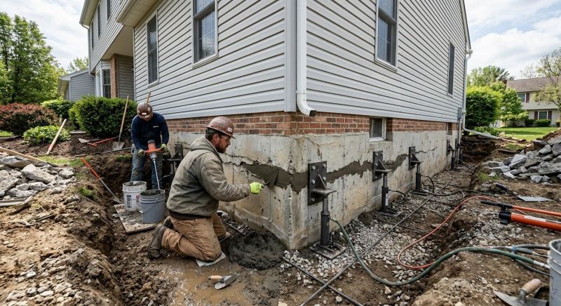 Basement Foundation Repair in New Kensington, PA