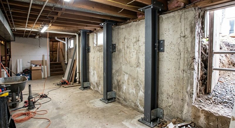 Basement Stabilization in Wexford, PA
