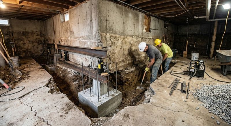 Basement Underpinning in Wexford, PA