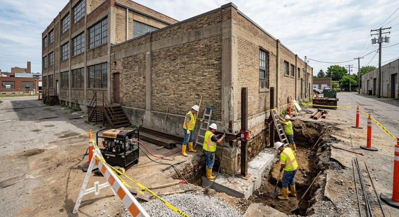 Building Foundation Repair in Oakdale, PA