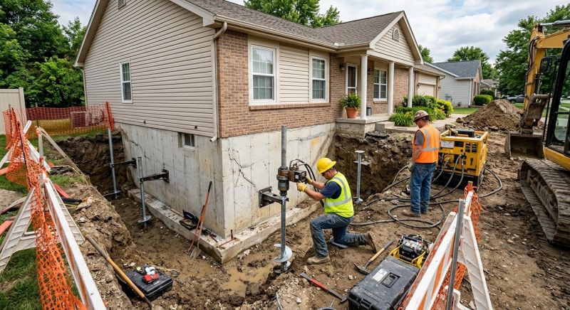 Building Foundation Repair in Turtle Creek, PA