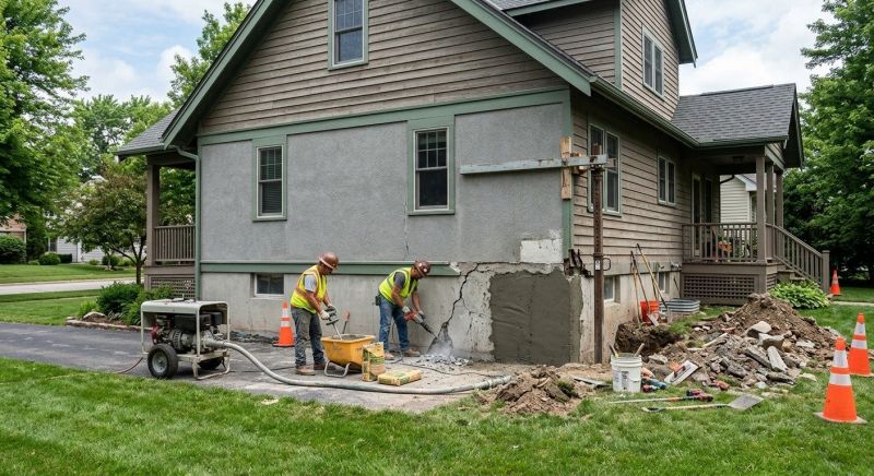 Building Foundation Repair in Zelienople, PA
