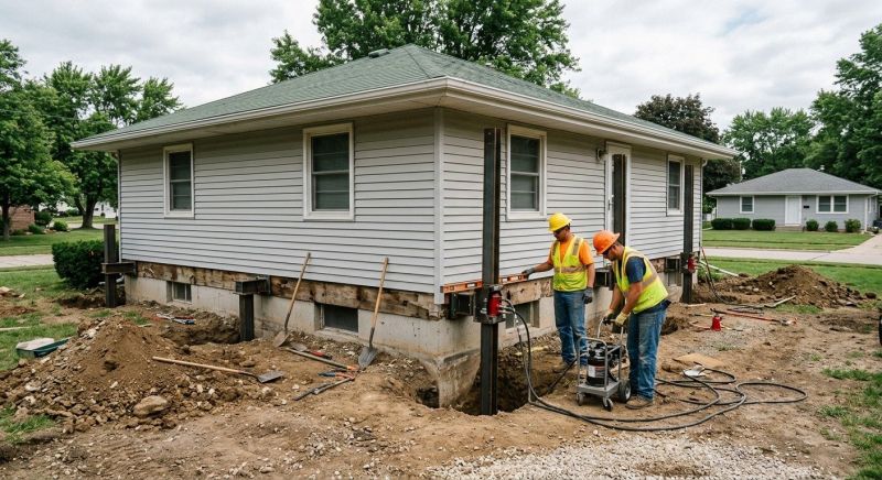 Concrete Foundation Leveling in Oakdale, PA