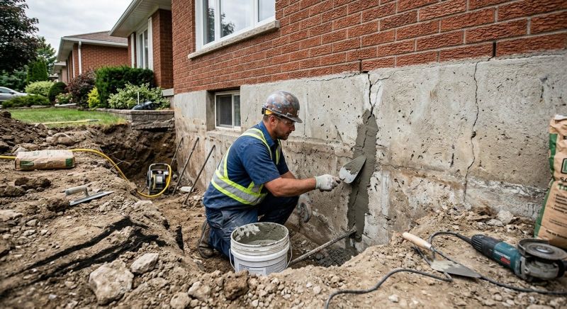 Concrete Foundation Repair in East Pittsburgh, PA
