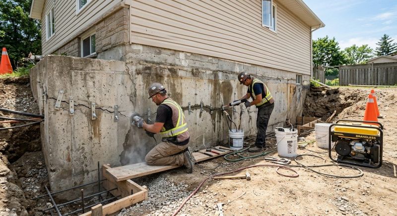 Concrete Foundation Repair in Trafford, PA