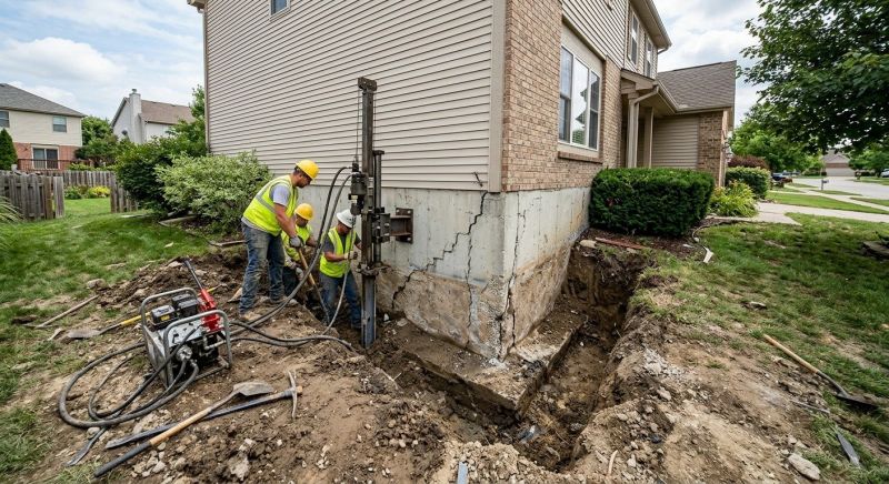 Concrete Foundation Repair in Zelienople, PA