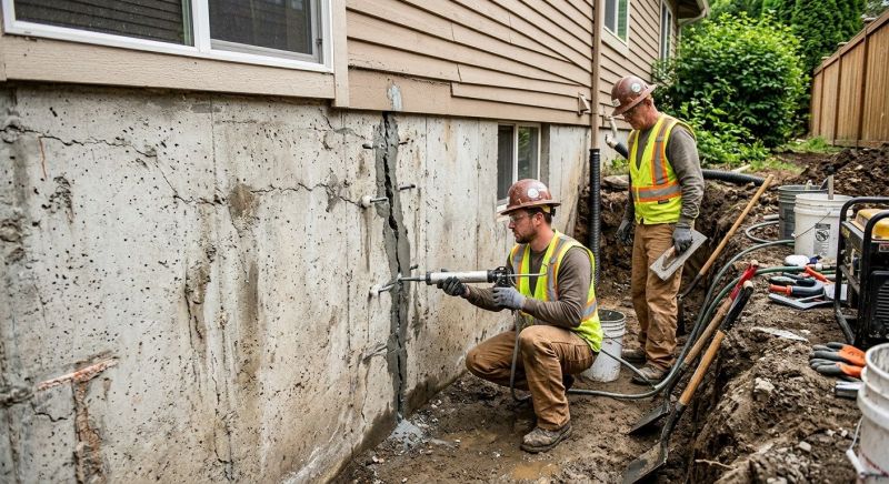 Cracked Foundation Repair in Beaver County, PA