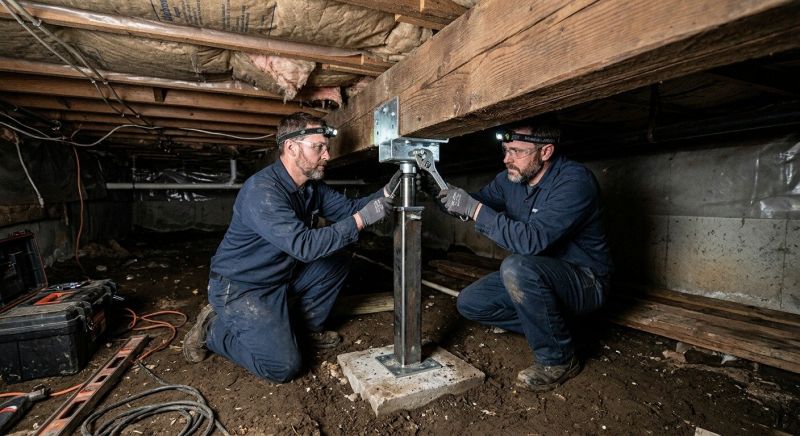 Crawl Space Leveling in Wexford, PA