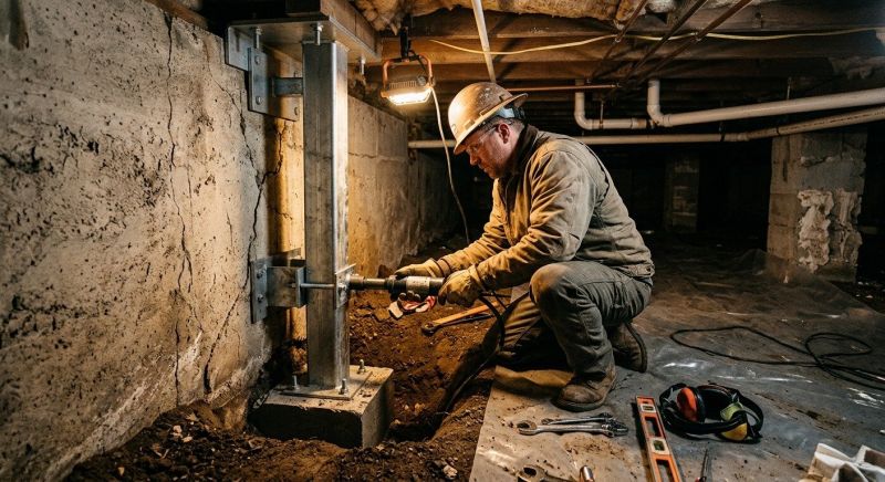 Crawlspace Foundation Repair in Ambridge, PA