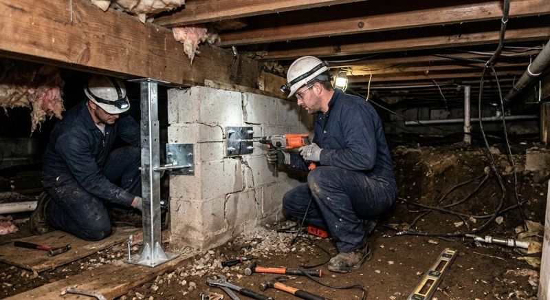 Crawlspace Foundation Repair in Conway, PA
