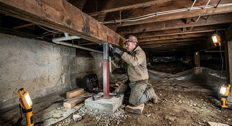 Crawlspace Foundation Repair in Conway, PA