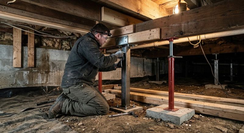 Crawlspace Structural Repair in Wexford, PA
