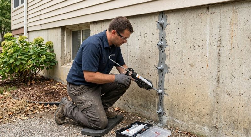 Foundation Crack Sealing in Wexford, PA