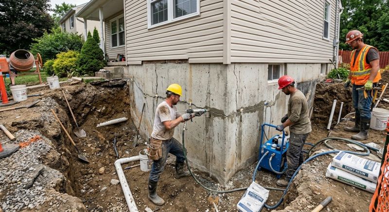 Foundation Damage Repair in Monroeville, PA