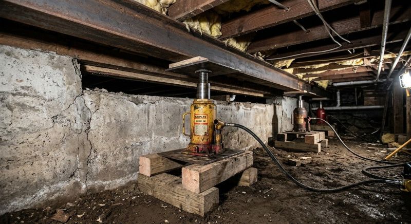Foundation Jacking in Mars, PA