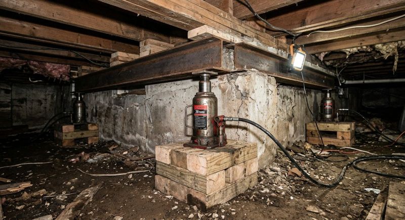 Foundation Jacking in Oakdale, PA