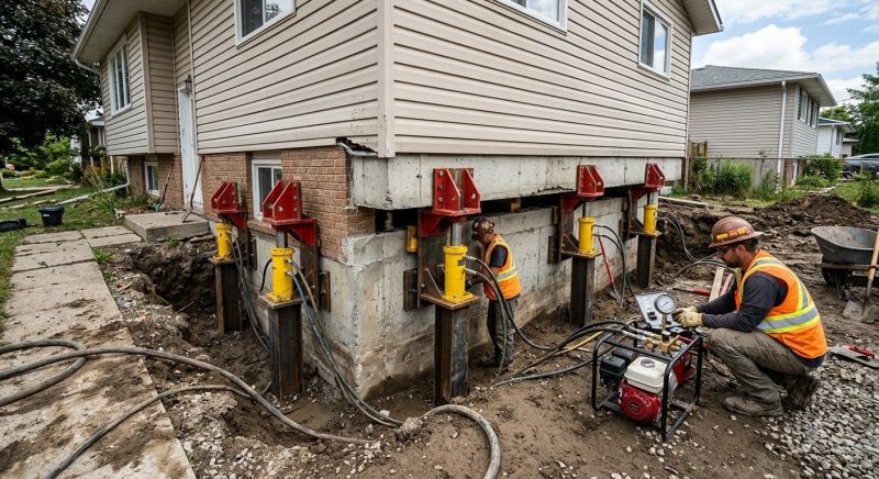 Foundation Lifting in Butler County, PA
