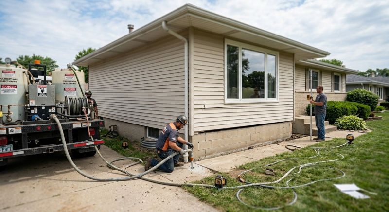 Foundation Lifting in Leechburg, PA