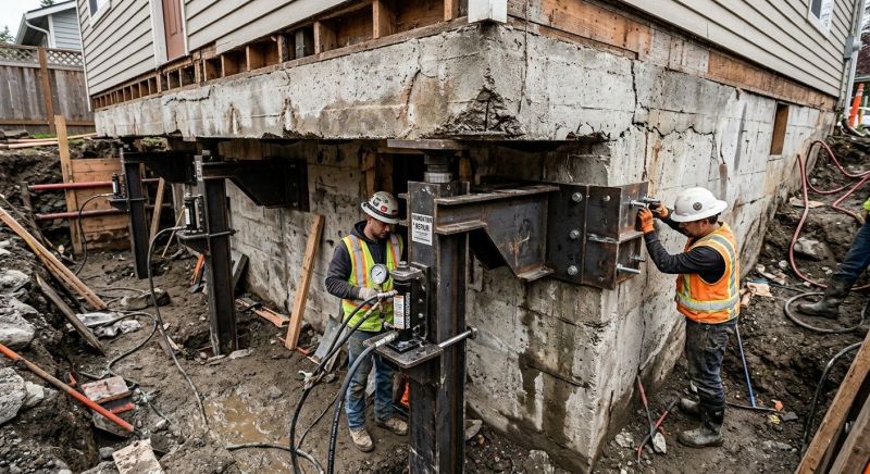 Foundation Lifting in Oakdale, PA