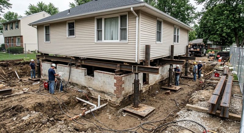 Foundation Lifting in Turtle Creek, PA