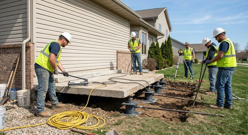 Foundation Lifting in Zelienople, PA