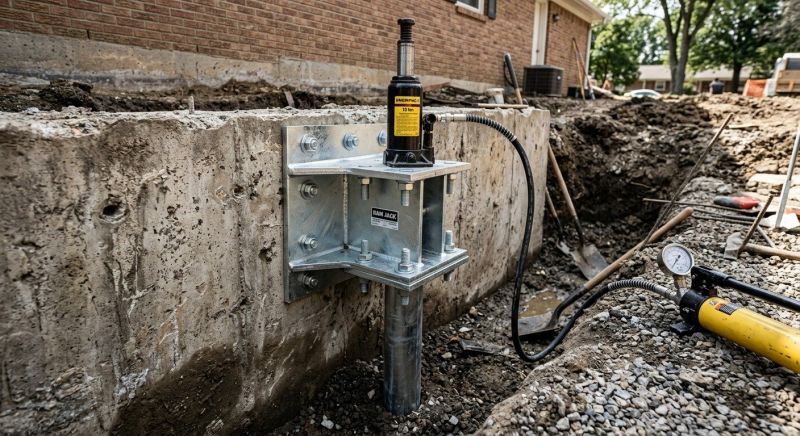 Foundation Pier Leveling in Wexford, PA