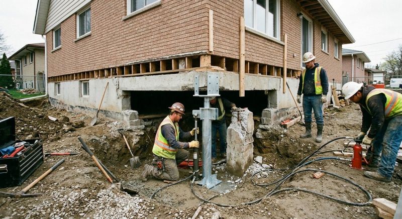 Foundation Pier Repair in Wexford, PA