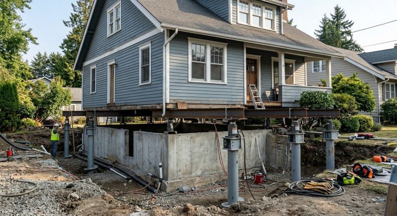 Foundation Raising in Burgettstown, PA