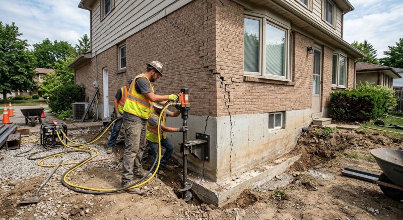 Foundation Raising in Ellwood City, PA