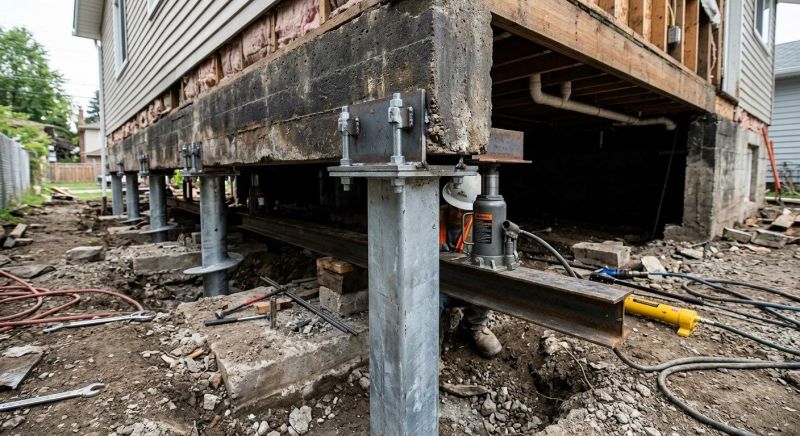 Foundation Raising in Leechburg, PA