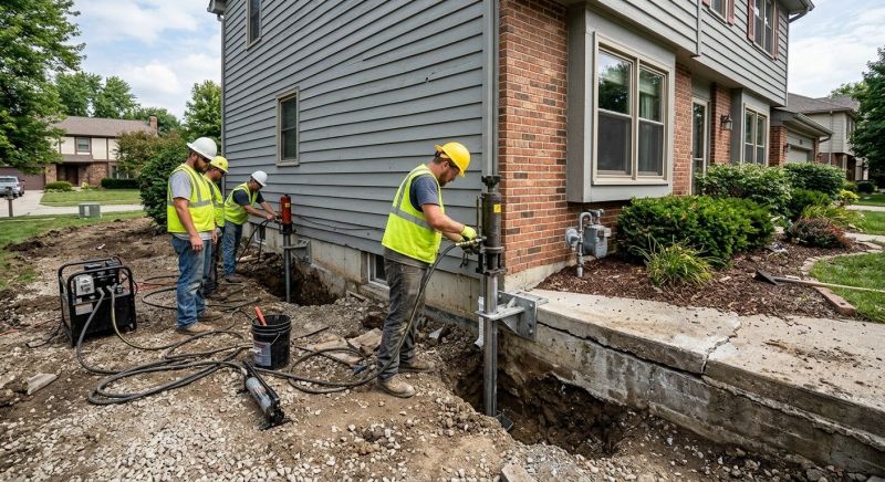 Foundation Stabilizing in Beaver Falls, PA