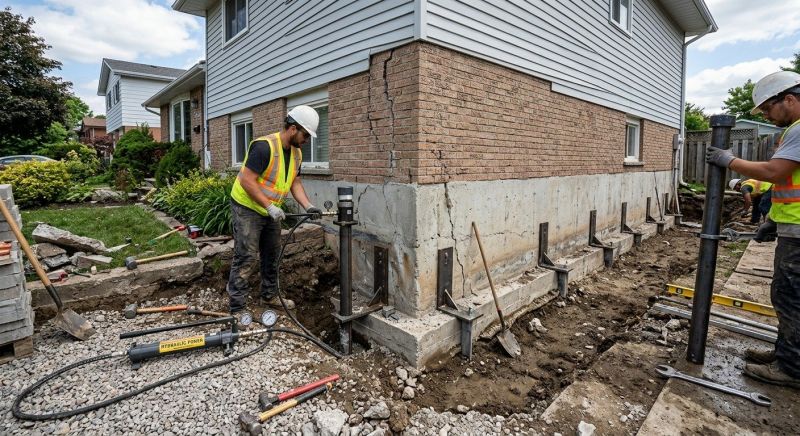 Foundation Stabilizing in East Pittsburgh, PA