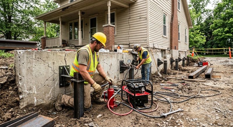 Foundation Stabilizing in Trafford, PA