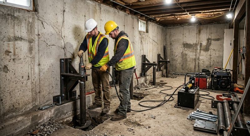 Foundation Stabilizing in Zelienople, PA