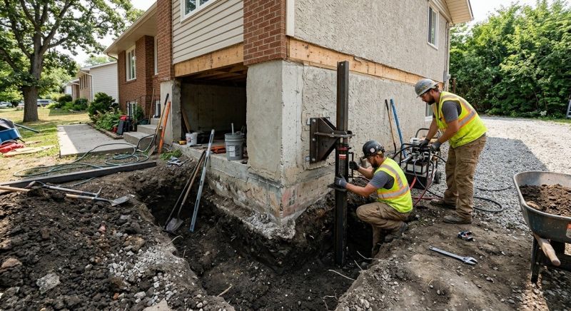 Foundation Structural Repair in Zelienople, PA