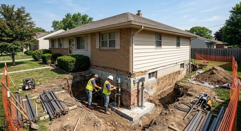 Foundation Underpinning in Wexford, PA