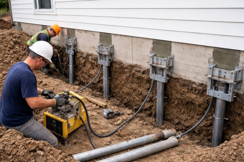 Helical Piers Installation in Wexford, PA