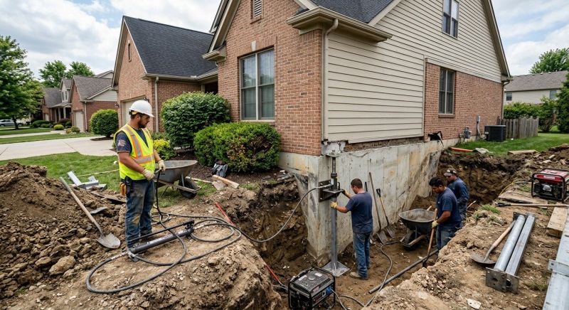 Home Foundation Repair in Evans City, PA