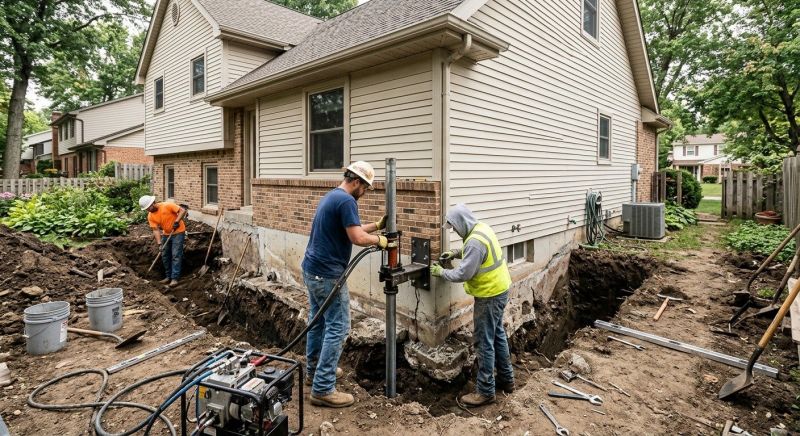 House Foundation Repair in Glenshaw, PA