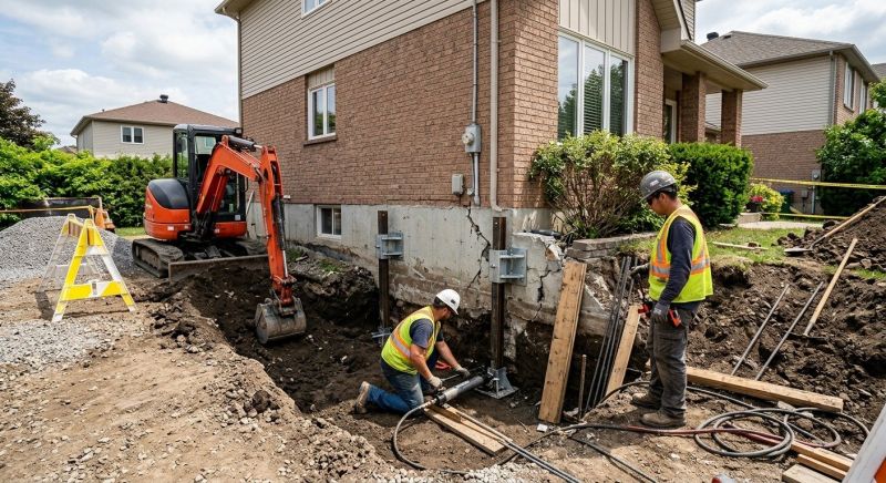 House Foundation Repair in Wexford, PA
