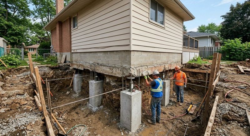 House Underpinning in Wexford, PA