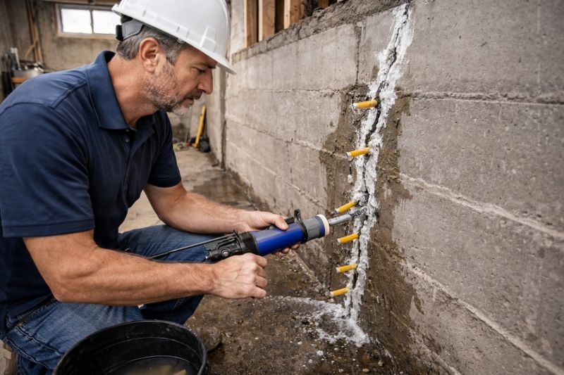 Leaking Foundation Repair in Wexford, PA