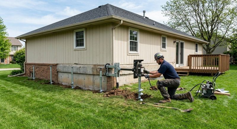 Settling Foundation Service in Cranberry Twp, PA
