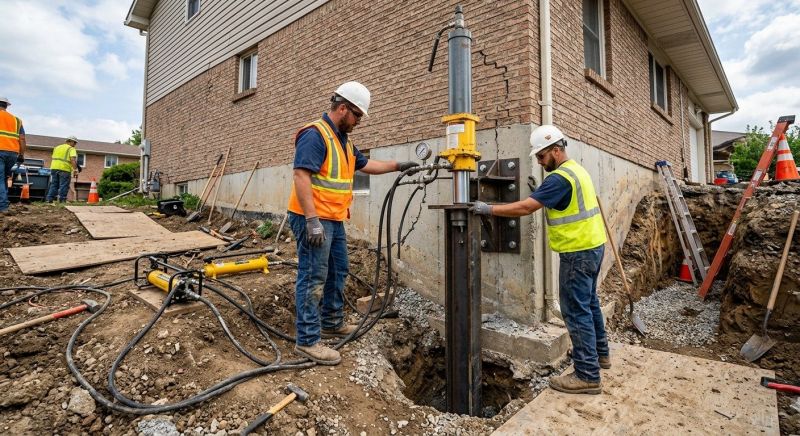 Settling Foundation Service in Wexford, PA