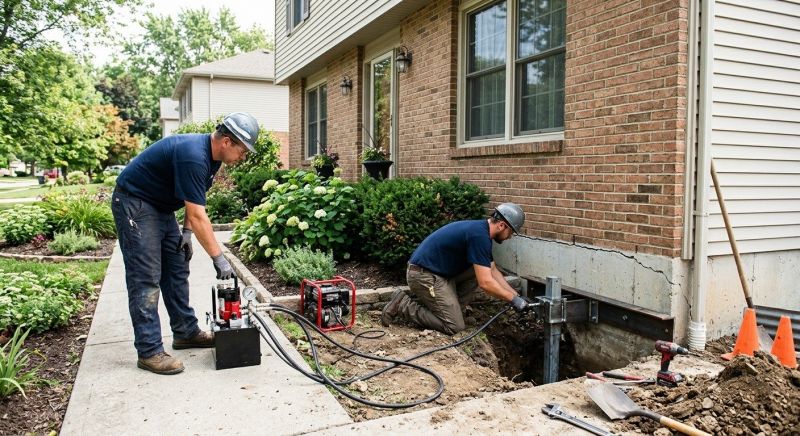 Settling Foundation Service in Oakmont, PA