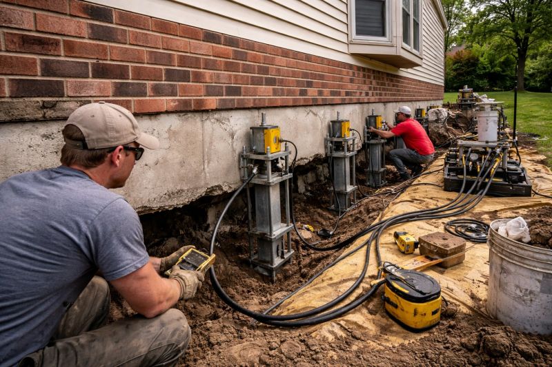 Settling Foundation Service in Oakmont, PA